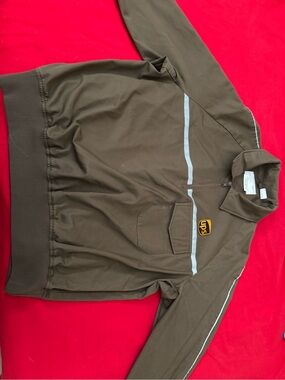 UPS Brown Workwear Quarter-Zip Jacket